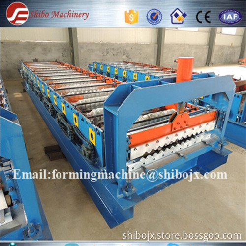 850 corrugated aluminum sheet forming machine